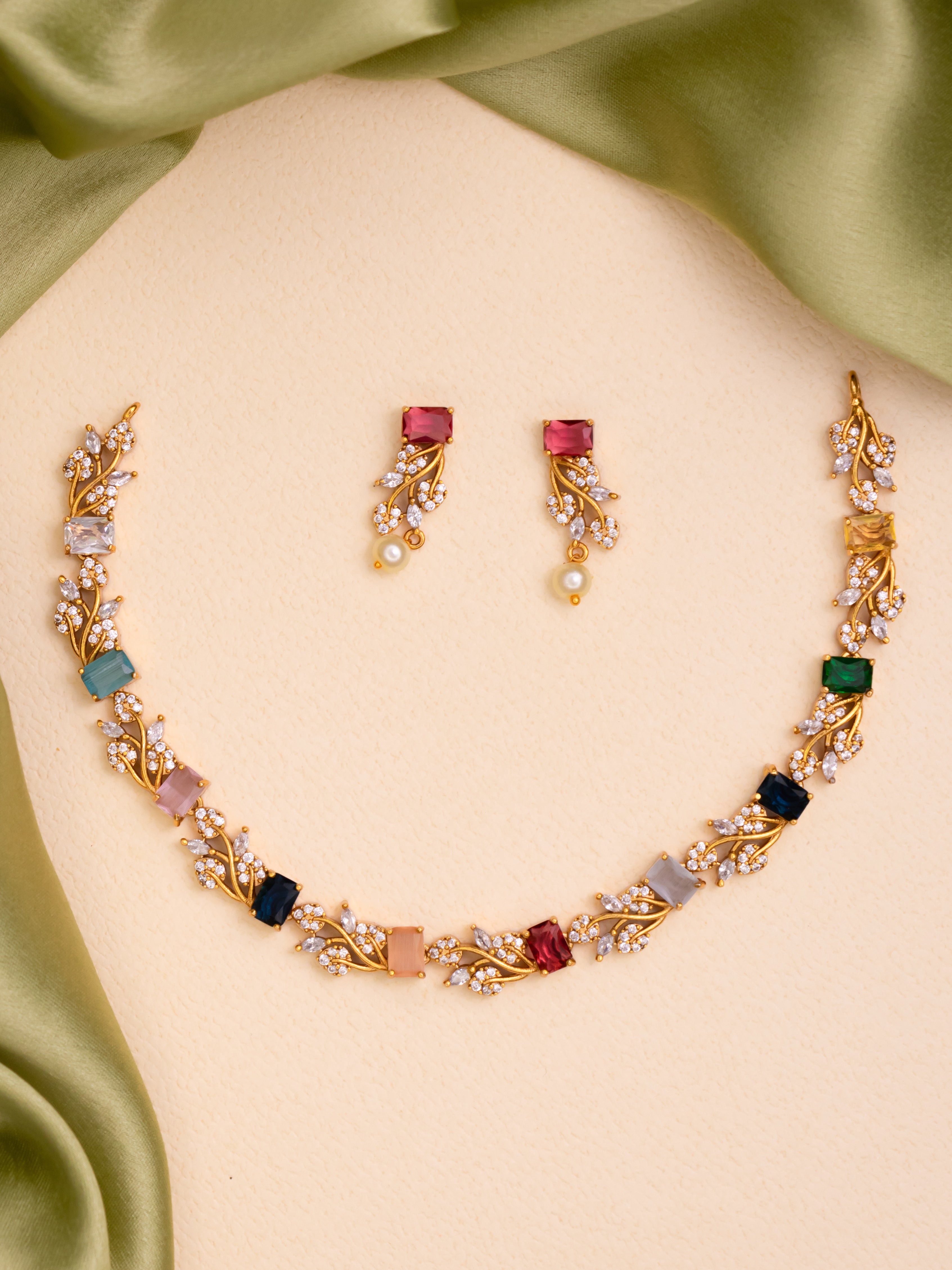 Shop Our Stunning Multi-Color Stone Necklace Collection Today