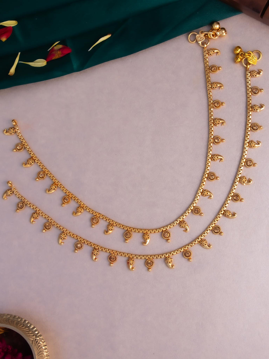 Bridal Anklets For Wedding at Best Price India Stylish Bridal