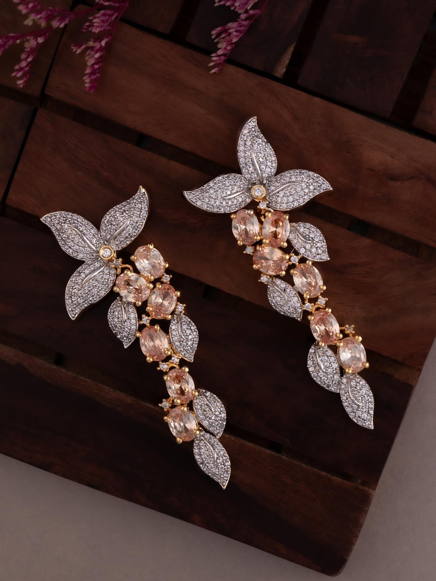 AD Long Dangler Earrings