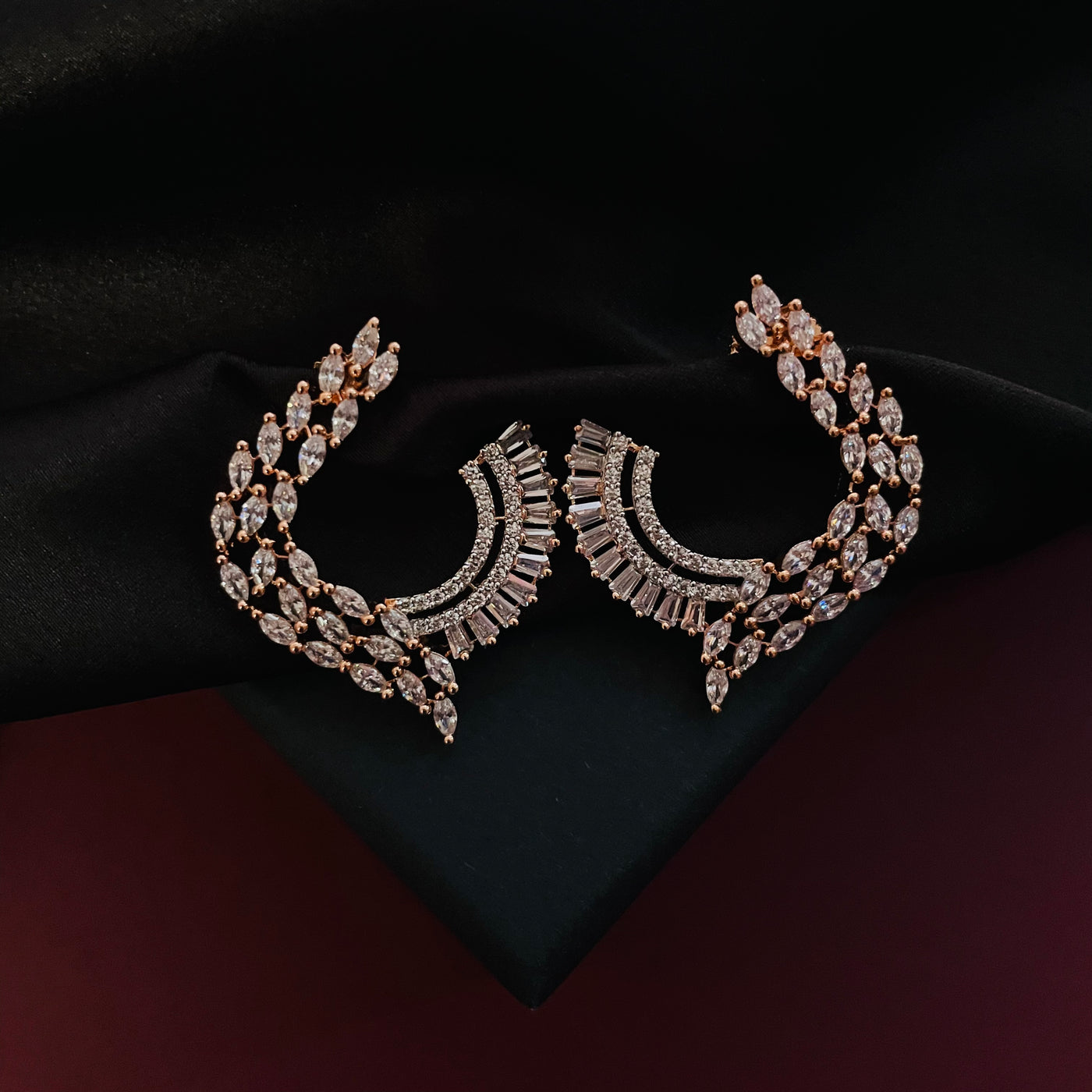 AD Rose Gold earrings