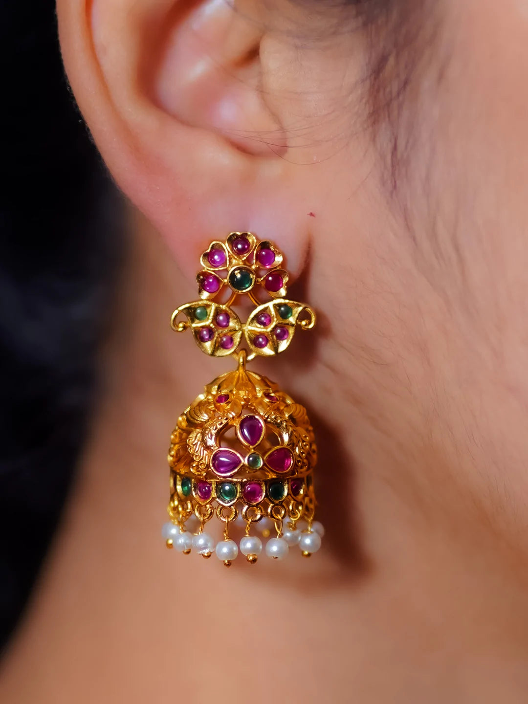 Veda Jhumka Earrings