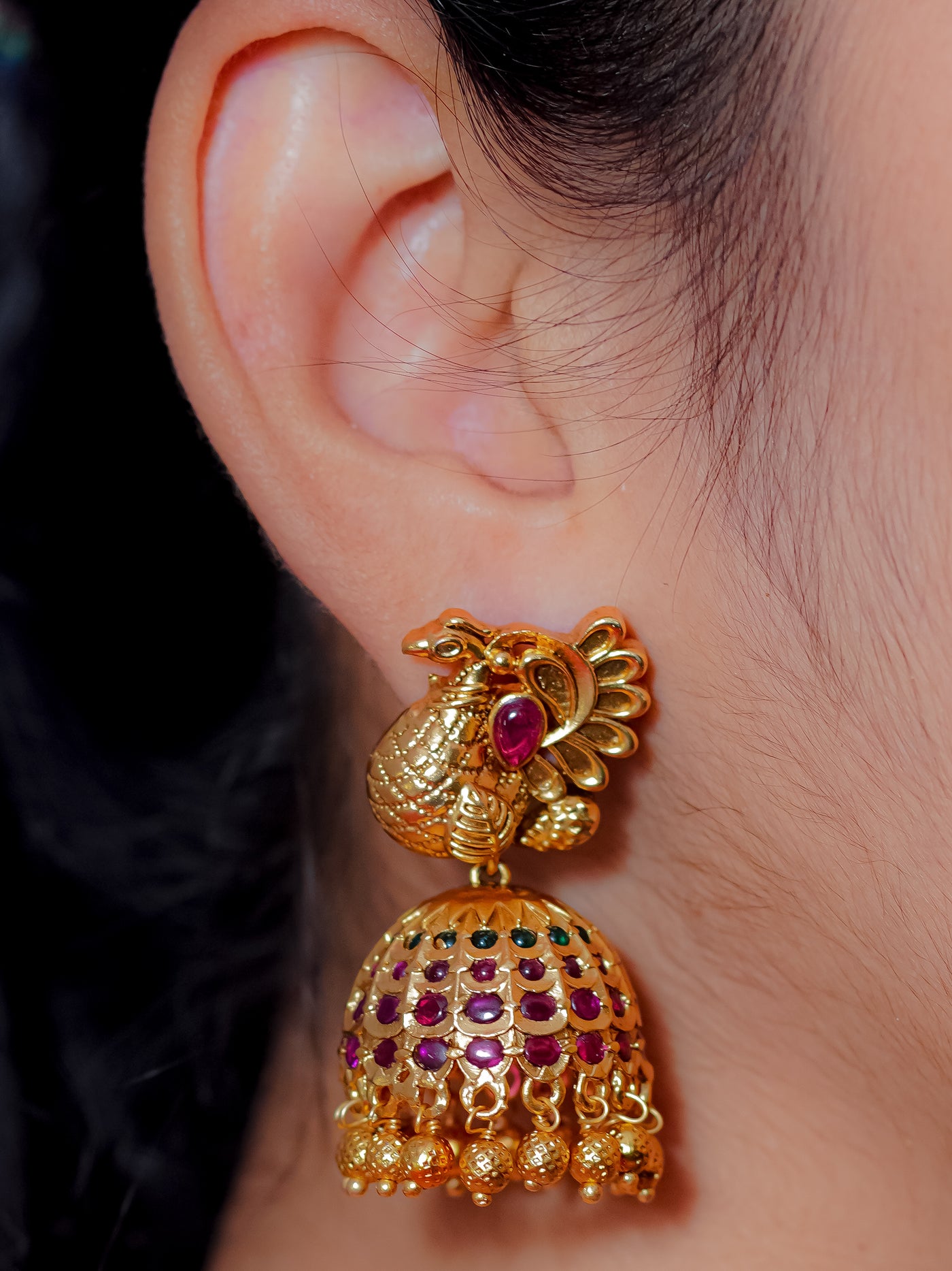 Tania Mayuri Jhumkas