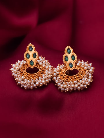 Guttapusalu Earrings | kemp Studs | Temple Studs | South Indian Guttapusalu Earrings | Real kemp Jewellery